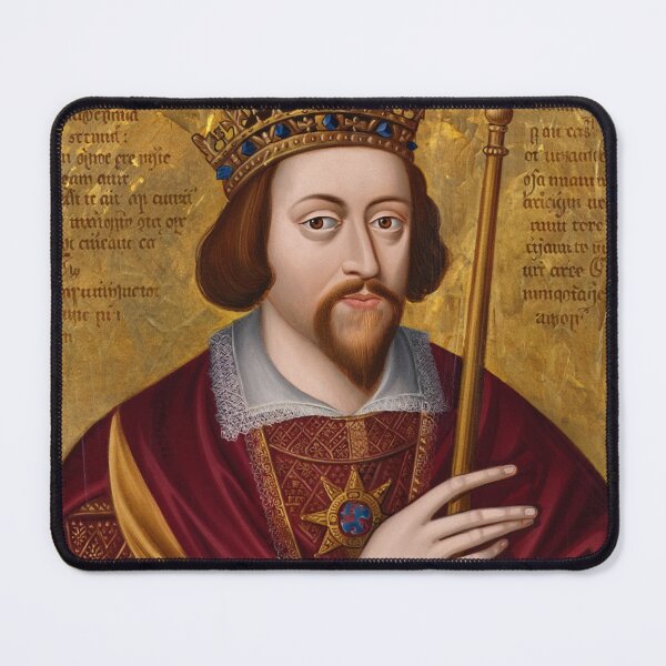 Item preview, King James I of England Medieval portrait art designed and sold by Vintage Designs +.