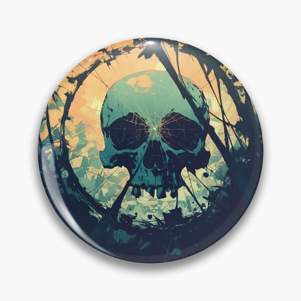 Artikelvorschau, Totenkopf im Netz und Dornen entworfen und verkauft von Christian Weiss.