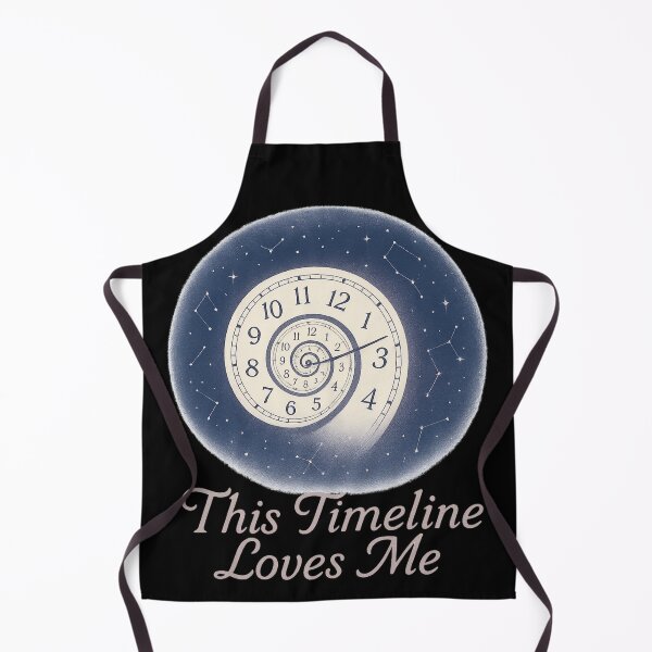 Item preview, This Timeline Loves Me | Spiral Clock Cosmic Manifestation Sticker & Printable Wall Art | Printable Sticker | Fridge Magnet designed and sold by HerDreamCodes.