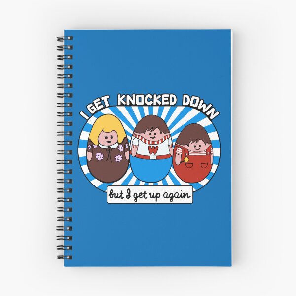 Item preview, Weebles Get Knocked Down designed and sold by Unhinged Heather.