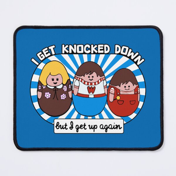 Item preview, Weebles Get Knocked Down designed and sold by Unhinged Heather.