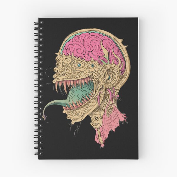 Item preview, Horror monster vampiric skull terror of evil illustration art designed and sold by Vintage Designs +.