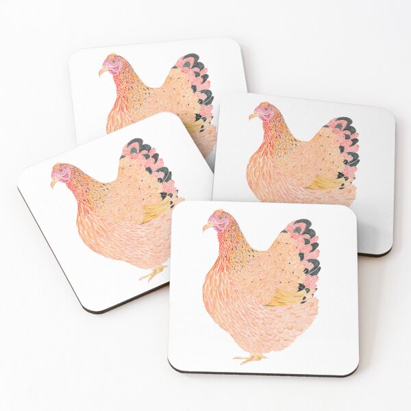 Item preview, Coral Chicken designed and sold by Sonoran Glimmer.
