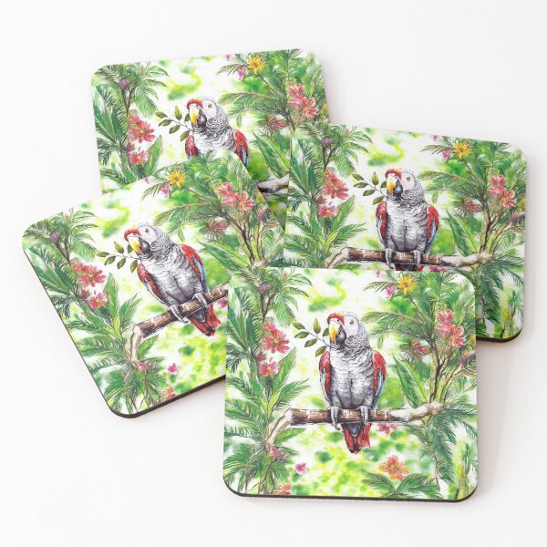 Item preview, Parrot in rain forest  designed and sold by Palmtree94.