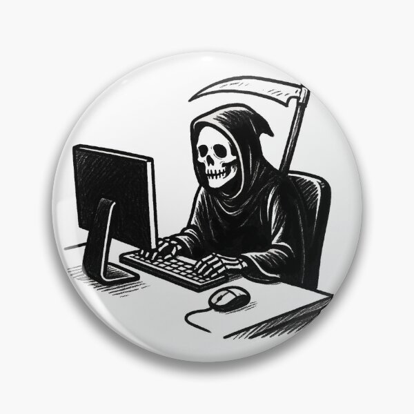 Item preview, Death's Computer designed and sold by pnknessprojects.