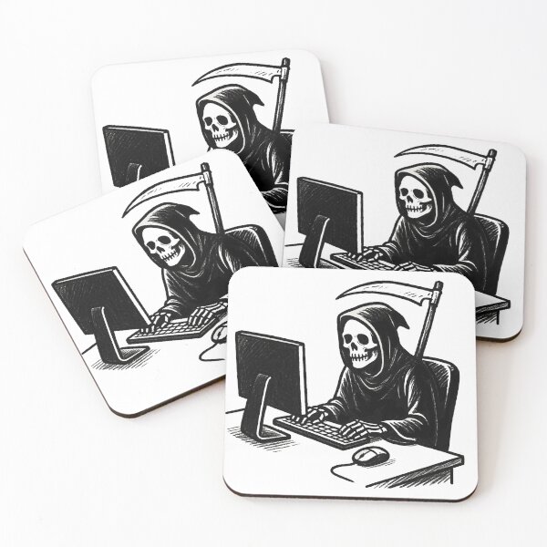 Item preview, Death's Computer designed and sold by pnknessprojects.