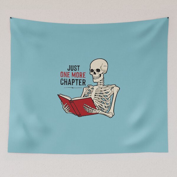 Item preview, Just One More Chapter designed and sold by about:blank Shop.