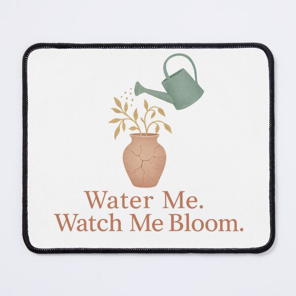 Item preview, Water Me Watch Me Bloom | Cracked Vase Growth Affirmation Sticker & Printable Wall Art | Printable Sticker | Fridge Magnet designed and sold by HerDreamCodes.