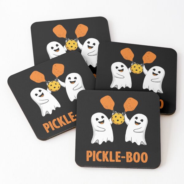 Item preview, Pickle-Boo Funny Ghost Halloween Pickleball  designed and sold by ArtFromBeyond.