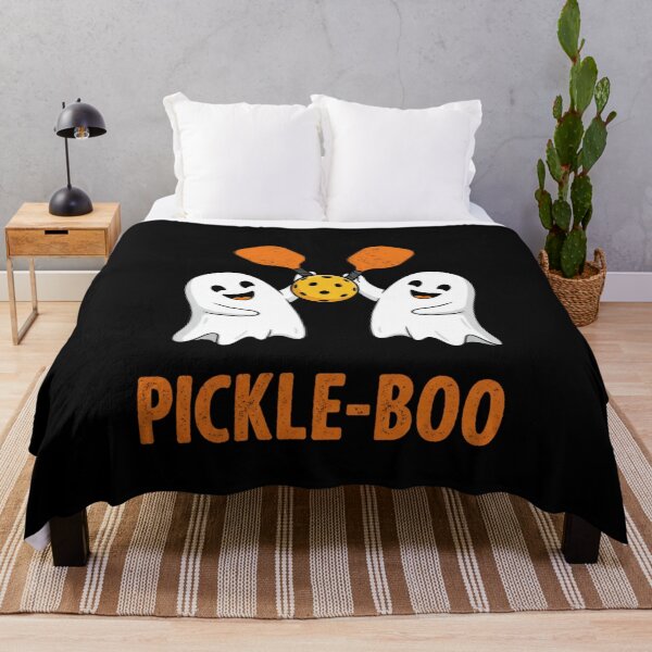 Item preview, Pickle-Boo Funny Ghost Halloween Pickleball  designed and sold by ArtFromBeyond.