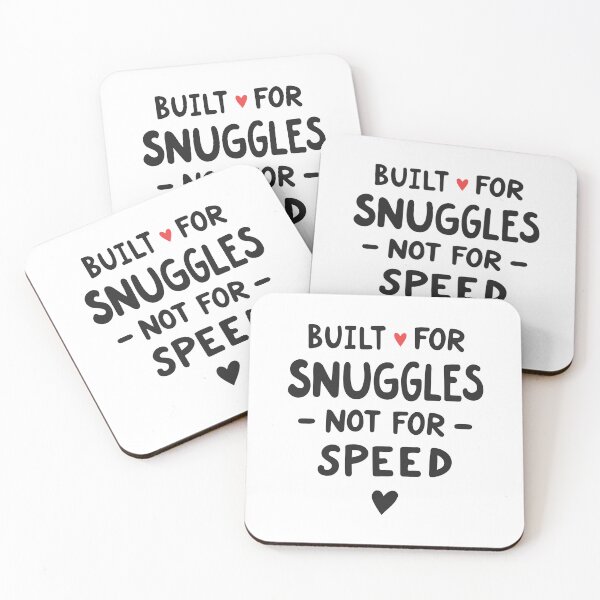 Item preview, Built for Snuggles Not for Speed | Dachshund Quote | Black designed and sold by pick-o-print.