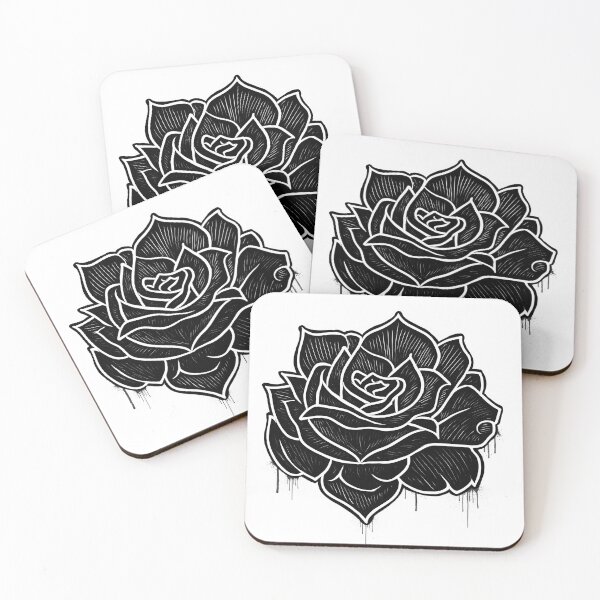 Item preview, Black and White Rose designed and sold by Vishis.Streetwear.