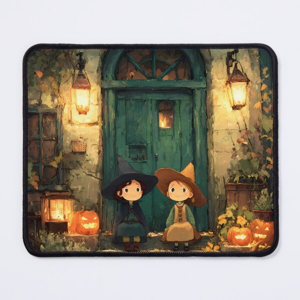 Item preview, Charming Halloween Scene with Children designed and sold by daila70.