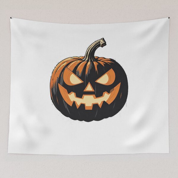 Item preview, Vintage Pumpkin, Retro Halloween, Halloween Pumpkin, Halloween Art, Creepy Pumpkin, Spooky Pumpkin, Retro Design, Pumpkin Season designed and sold by Ciarka.