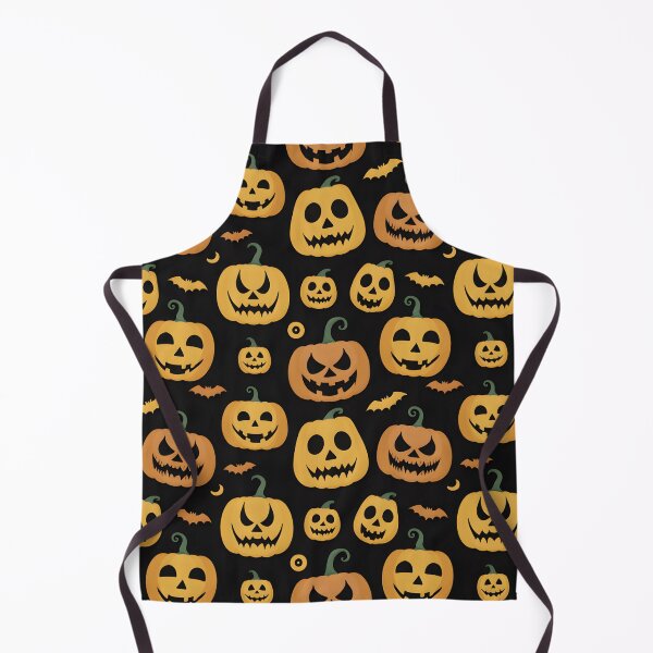 Item preview, Spooky Pumpkin Pattern Halloween Design designed and sold by SoftStyleStudio ⭐⭐⭐.