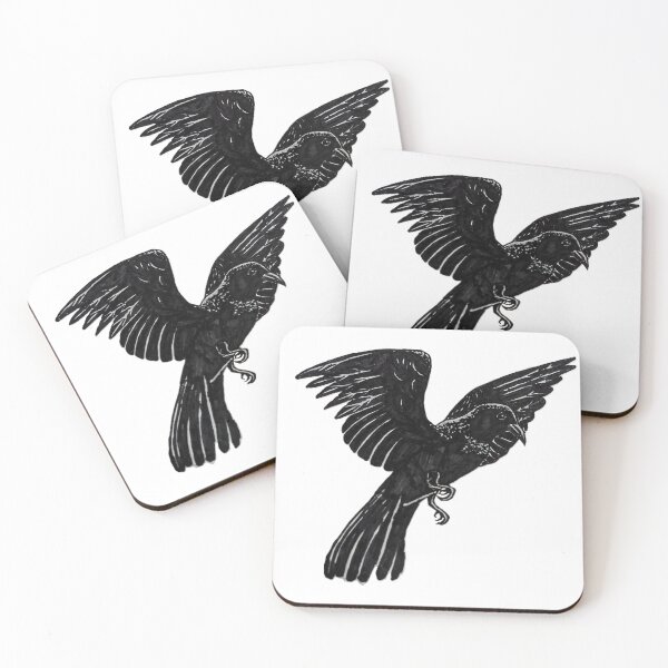 Item preview, American Crow in Flight designed and sold by Art by Ananiah.