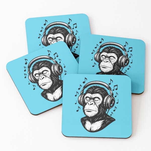 Item preview, Chilled Gorilla Lost in the Music Tee Shirt designed and sold by ArtComixHaven.