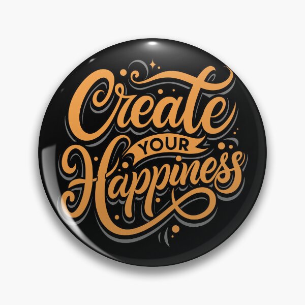 Item preview, CREATE YOUR HAPPINESS  - COLOR -  MOTIVATIONAL QUOTES - TEXT - TYPOGRAPHY designed and sold by Gihan-Design.