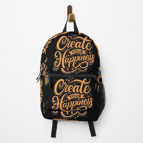 Item preview, CREATE YOUR HAPPINESS - COLOR - MOTIVATIONAL QUOTES - TEXT - TYPOGRAPHY designed and sold by Gihan-Design.