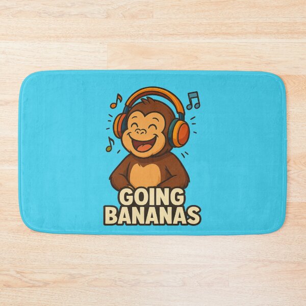 Item preview, Happy Monkey Going Bananas With Music  designed and sold by ArtComixHaven.