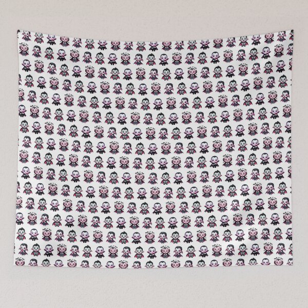 Item preview, Kawaii Vampire Pattern | Cute Spooky Halloween Design designed and sold by MaraiUA.