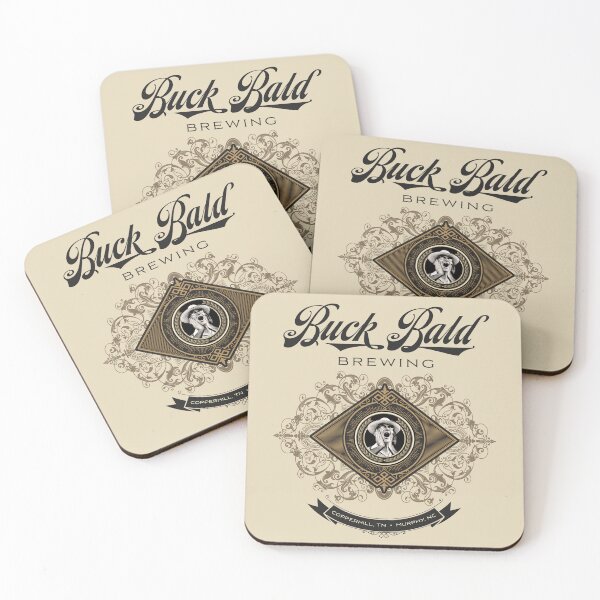 Item preview, Buck Bald Brewing – Vintage Script Tee designed and sold by Godby Studios, Inc..
