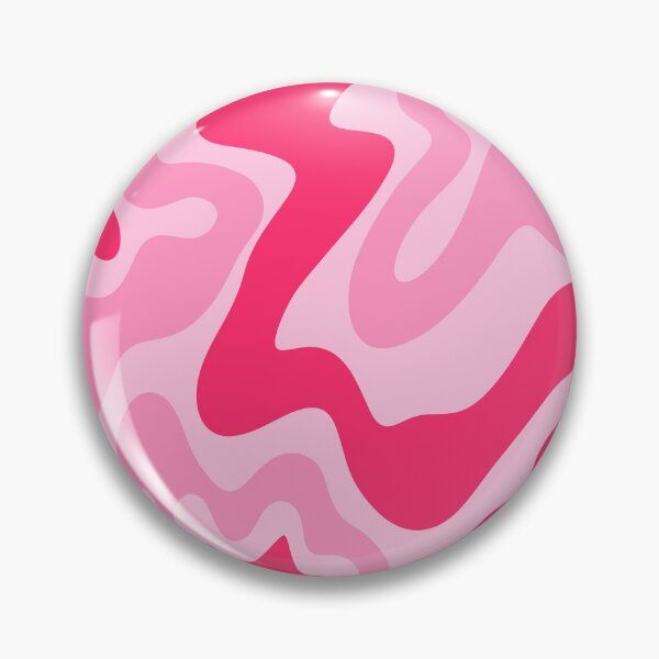 Item preview, Pink Colored Liquid Swirl – Retro Pink Wave Design designed and sold by EmeraldeaArt.