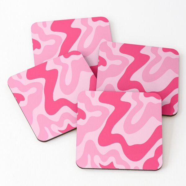 Item preview, Pink Colored Liquid Swirl – Retro Pink Wave Design designed and sold by EmeraldeaArt.