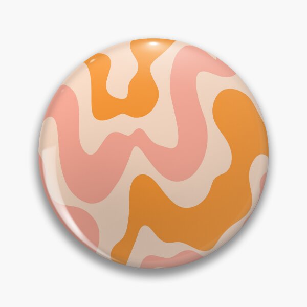 Item preview, Mustard Colored Liquid Swirl – Retro Mustard Wave Design designed and sold by EmeraldeaArt.
