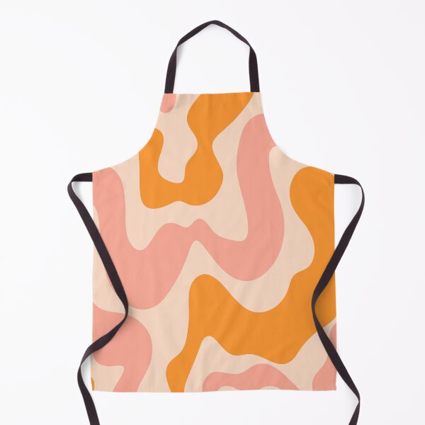 Item preview, Mustard Colored Liquid Swirl – Retro Mustard Wave Design designed and sold by EmeraldeaArt.