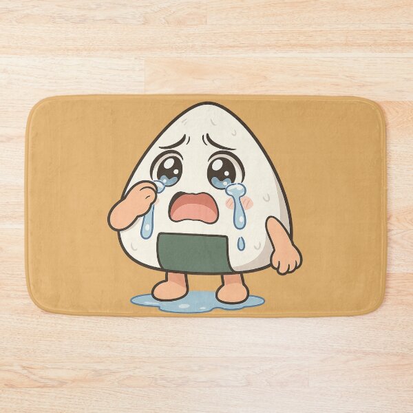 Item preview, Cute Crying Onigiri Character designed and sold by _Smiley_.