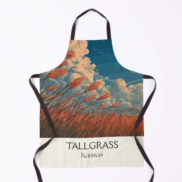 Item preview, Tallgrass Prairie National Preserve Poster | Vintage Kansas Flint Hills Wall Art designed and sold by TuncGK.