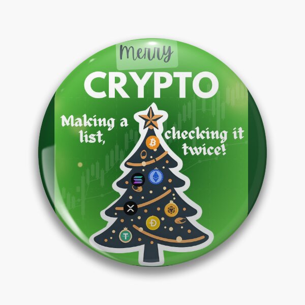 Item preview, Crypto Christmas Making a crypto list checking it twice, Ugly Christmas sweater designed and sold by NFTDesignsBLV.
