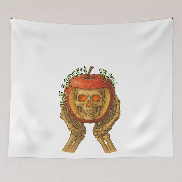 Item preview, The Rotten Truth | Apple Skull Horror Artwork designed and sold by HoliShirtDesign.