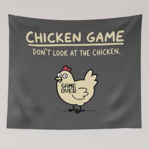 Item preview, Chicken Game Funny Design designed and sold by ZZEE--Lifestyle.
