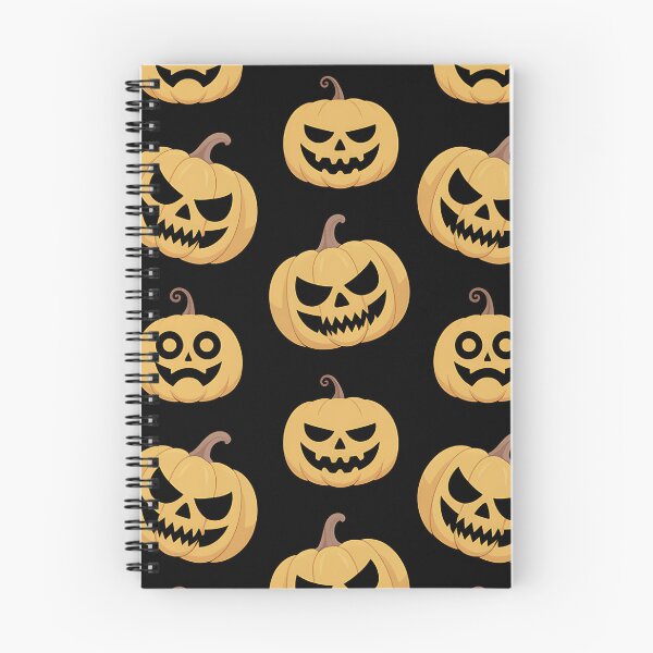 Item preview, Creepy Jack-o’-Lantern Pattern Halloween Design designed and sold by SoftStyleStudio ⭐⭐⭐.