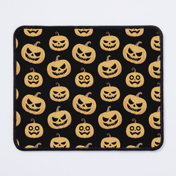 Item preview, Creepy Jack-o’-Lantern Pattern Halloween Design designed and sold by SoftStyleStudio ⭐⭐⭐.
