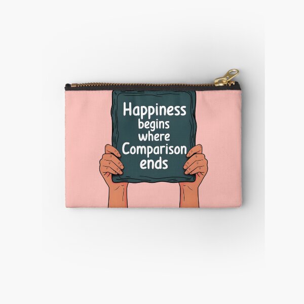 Item preview, Happiness Begins Where Comparison Ends, Inspirational Mental Health Reminder designed and sold by MoMidoStore.