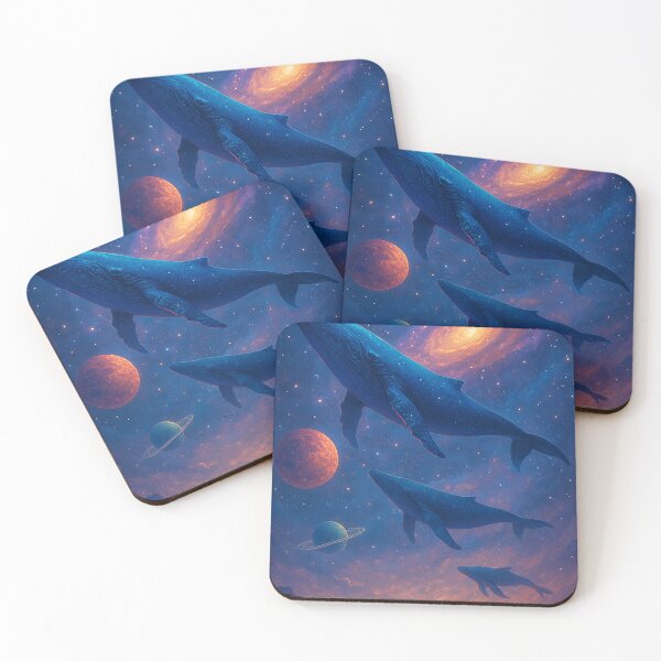 Item preview, Whales Drifting Through Space designed and sold by MindprintStudio.