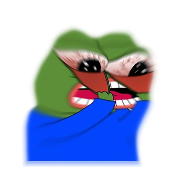 Artwork thumbnail, Pepe Raging by Stickometer