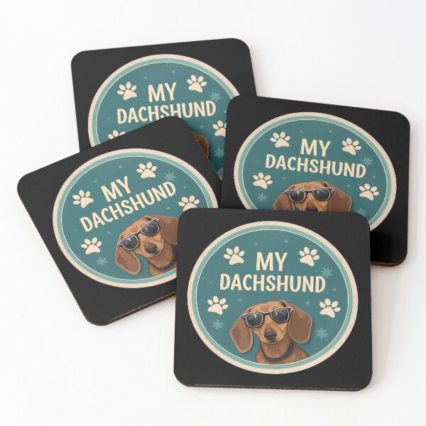 Item preview, Cute Dachshund Dog  – Wiener Dog, Sausage Dog, Doxie & Puppy Lover Design designed and sold by VividOrganica.