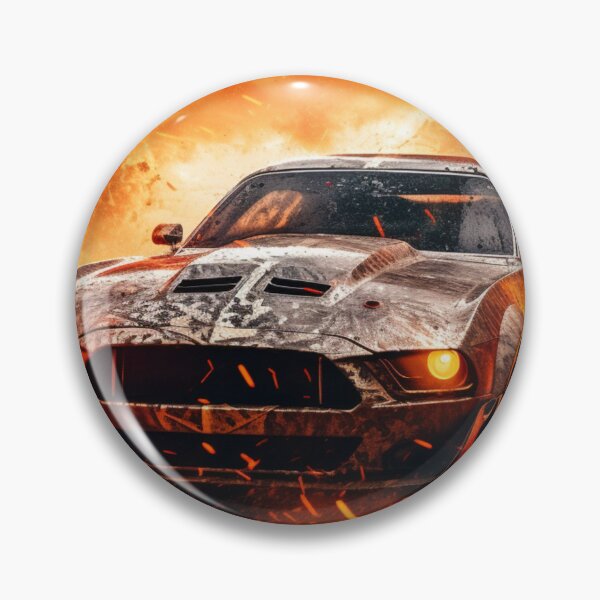 Artikelvorschau, Apokalyptisches Muscle-Car – Fire & Fury Racing Artwork | Explosives Auto-Poster entworfen und verkauft von zevorgue.