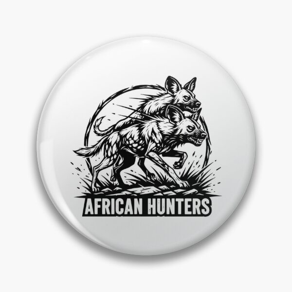 Item preview, African Wild Dogs: Hunters' Pursuit designed and sold by Silent Watch Threads..