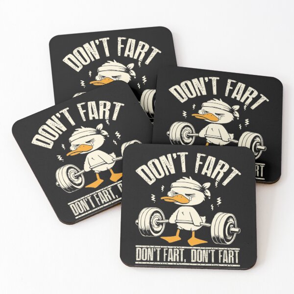 Item preview, Gym Duck – “Don’t Fart” designed and sold by ZZEE--Lifestyle.