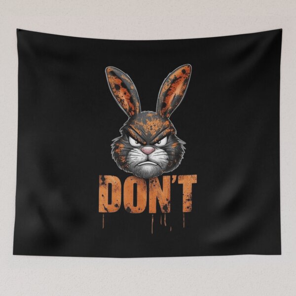 Item preview, Angry Rabbit – “DON’T” designed and sold by ZZEE--Lifestyle.