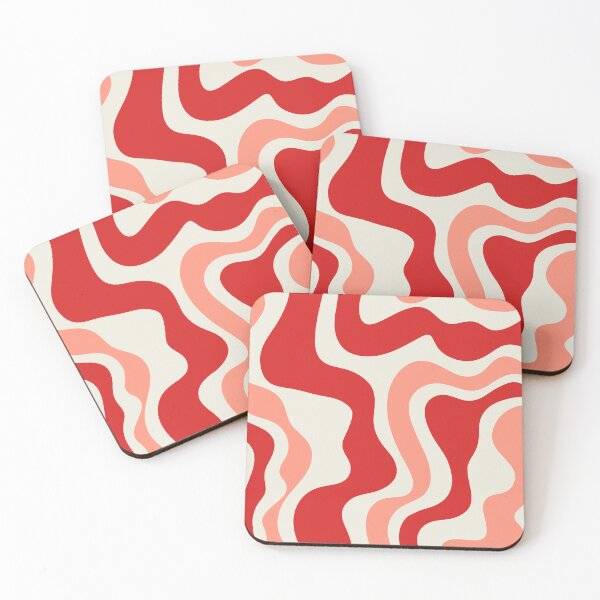 Item preview, Reds Colored Liquid Swirl – Retro Reds Wave Design designed and sold by EmeraldeaArt.