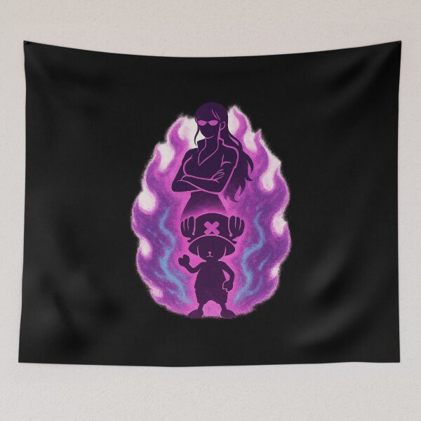 Item preview, Robin and Chopper Purple Silhouette – Epic Anime Design designed and sold by FXFandomFactory.