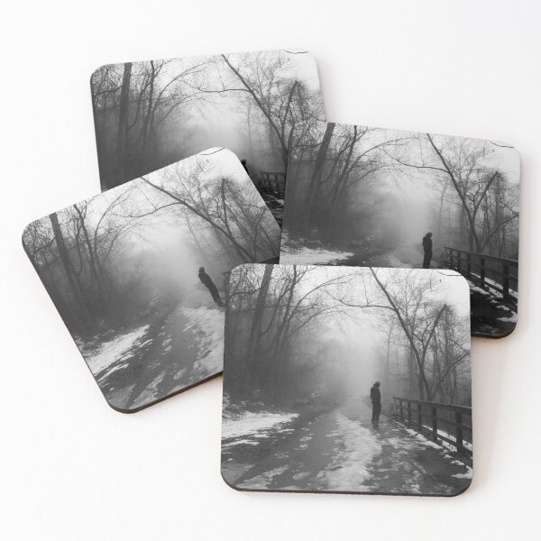 Item preview, Loneliness in icy, foggy winter designed and sold by AffeldtImages.