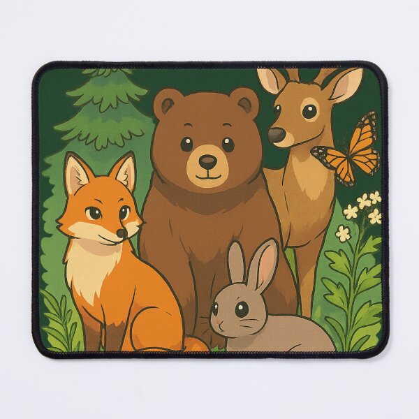 Item preview, Forest Animals Living in Harmony designed and sold by _Smiley_.