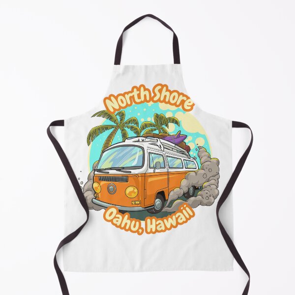 Item preview, Oahu, Hawaii North Shore Surf Retro Van designed and sold by Kaibosh21.
